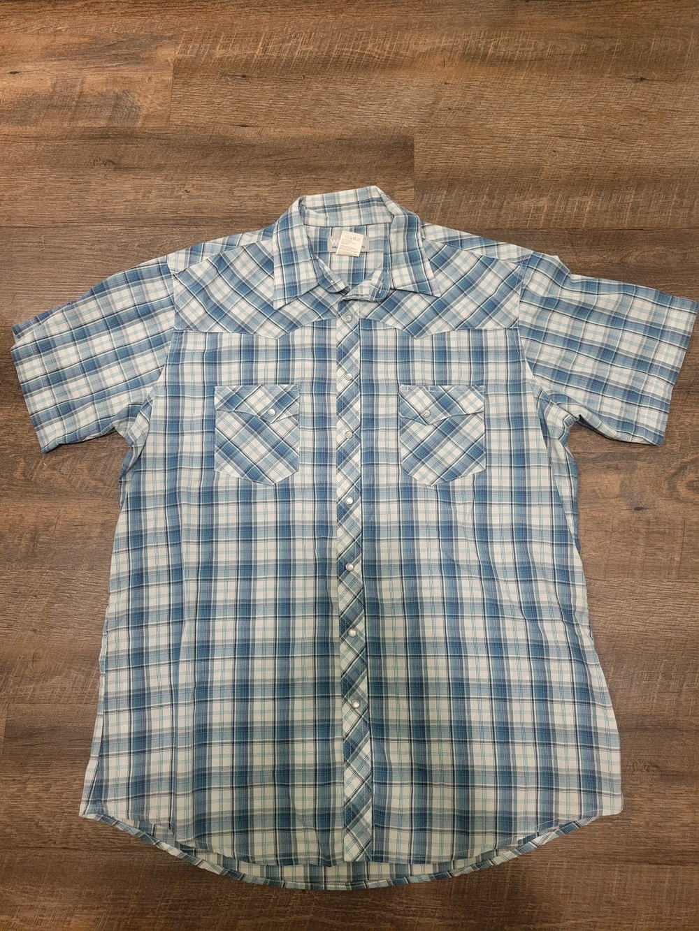 Wrangler Western Plaid Shirt – Men’s XLT/Tall